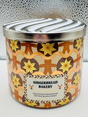 Bath & Body Works Gingerbread Bakery 3 Wick Candle
